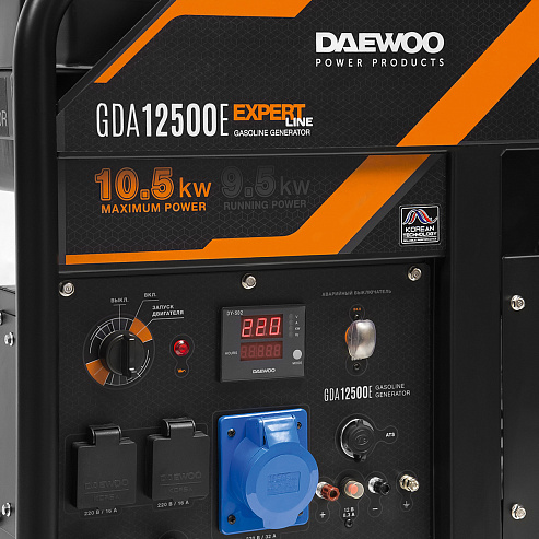 Бензиновый генератор DAEWOO GDA 12500E_6
